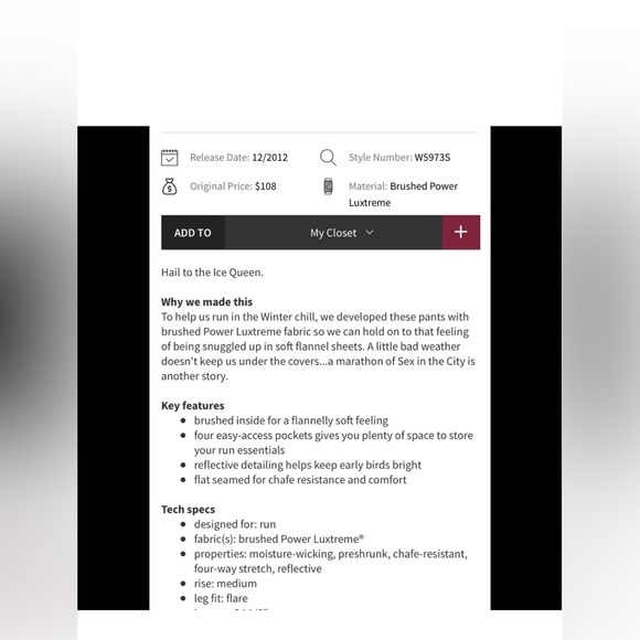 🤍🖤 LULULEMON ICE QUEEN PANT-BLACK/WHITE MINI STIPE-4🖤🤍 - Picture 11 of 11